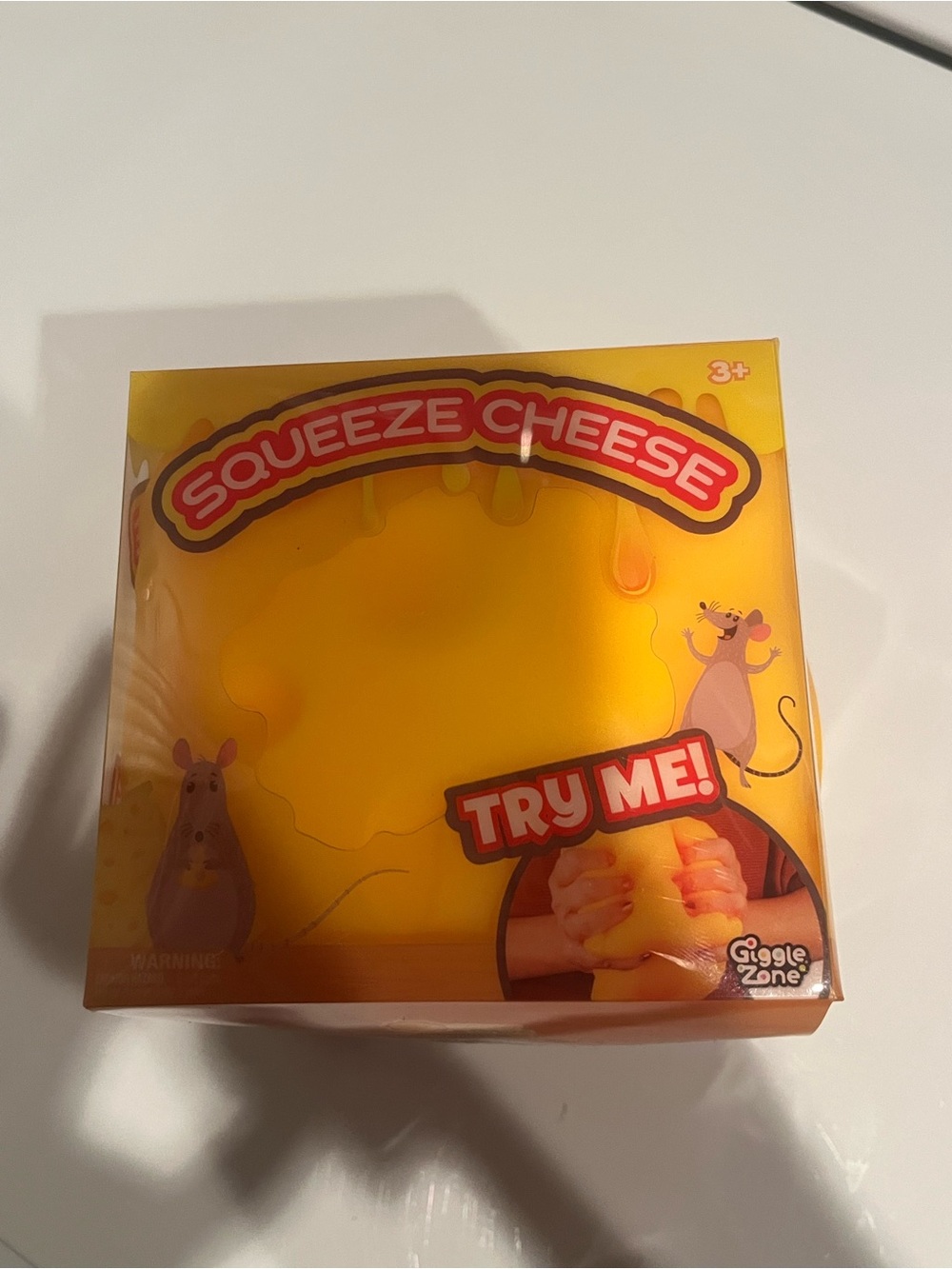 One cheese squeeze squishy